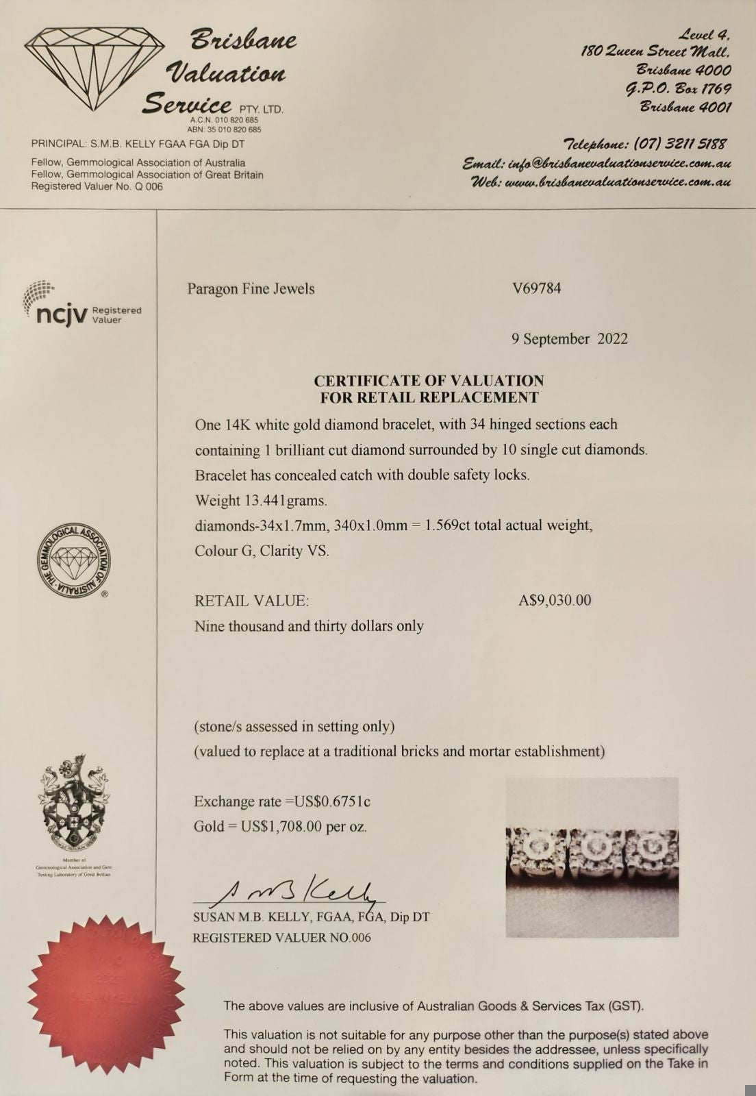 AURORE Tennis Bracelet